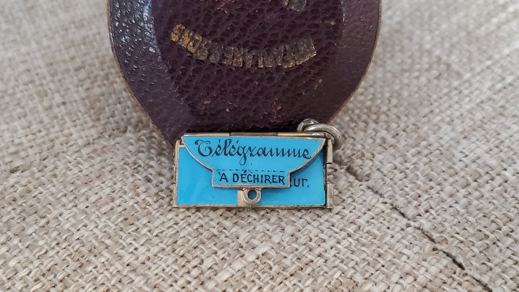 Rare French Telegramme Charm