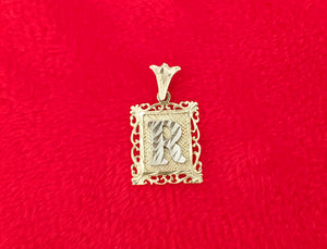 Vintage 14k Gold Initial R Charm